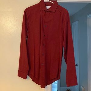 Calvin Klein slim fit stretch dress shirt